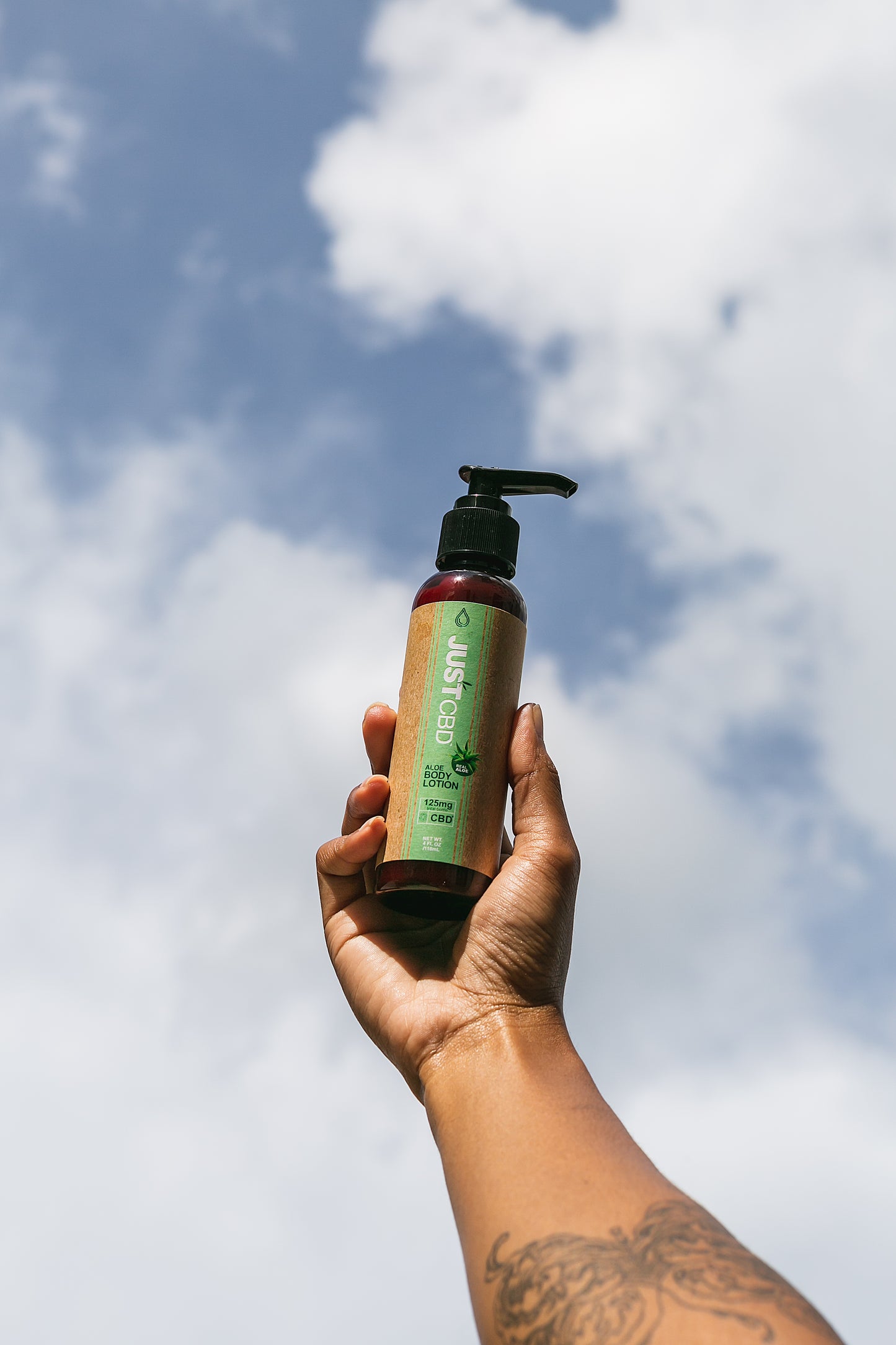 JUSTCBD Body Lotion Aloe 250 mg 8 oz