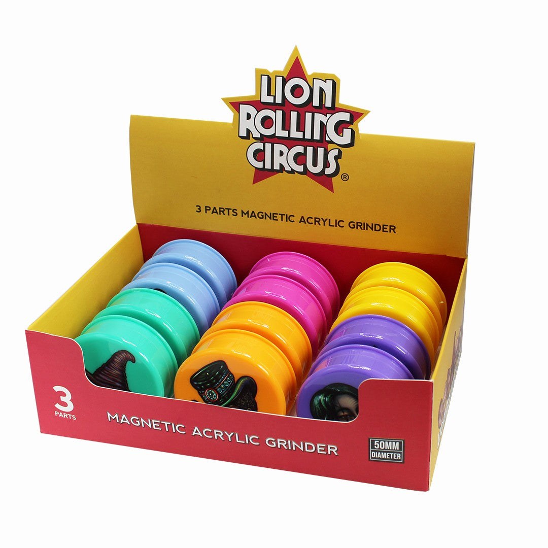 Grinder Lion Rolling Circus Acrilico Mate
