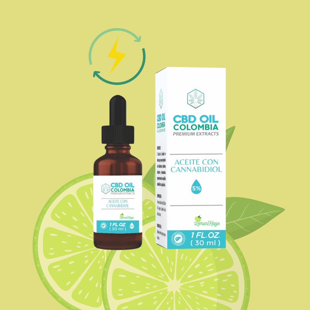Aceite CBD Oil Colombia Lemon Haze 30 ml