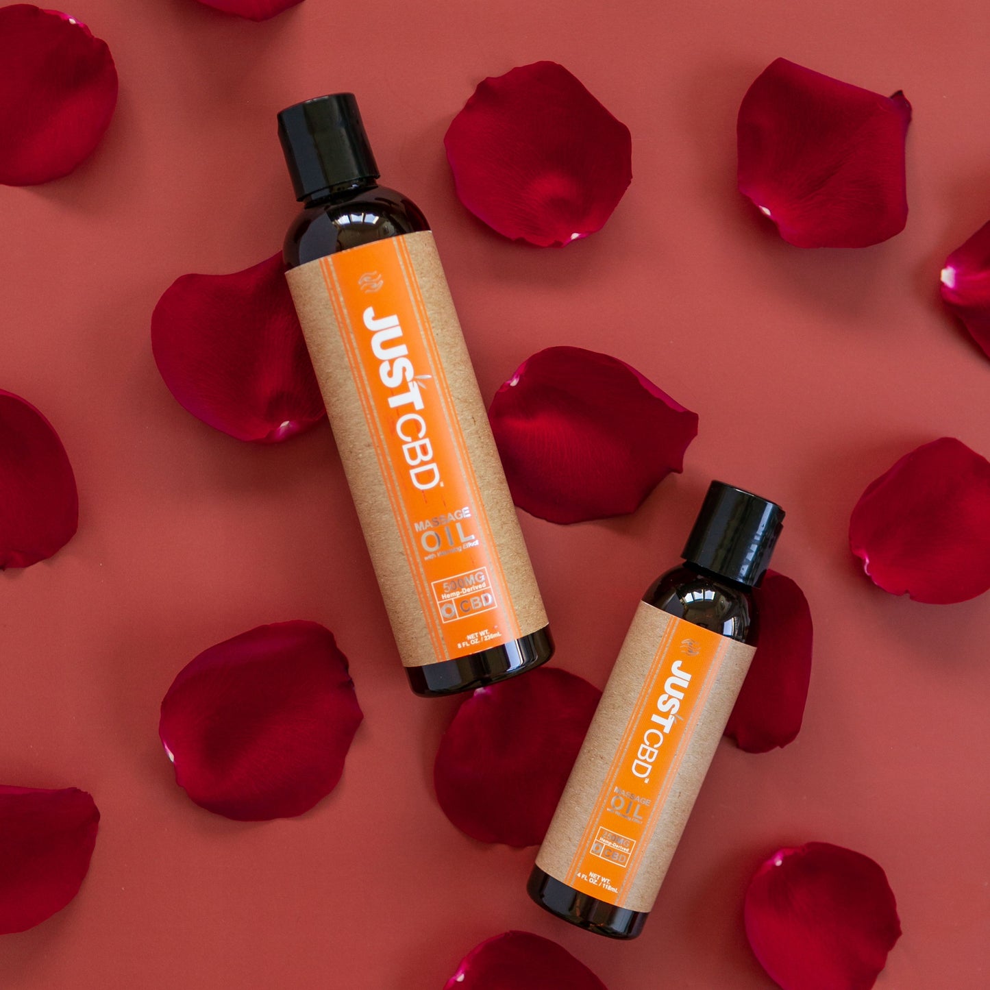 JUSTCBD Massage Oil 500 mg 8 oz
