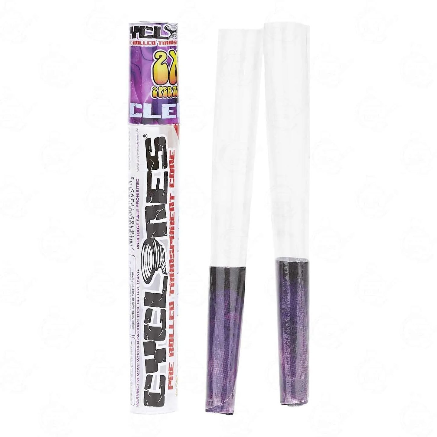 Conos Cyclones Purple Celuloso x2