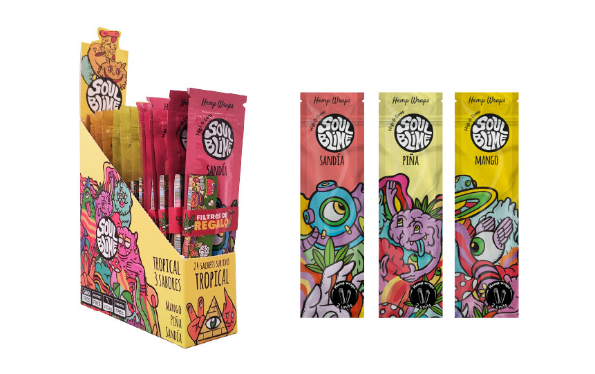 Hemp Wraps Soulblime Sandia x2