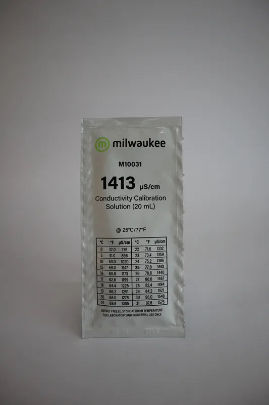 Solucion Milwaukee Calibracion Conductividad 1413 uS/cm 20ml