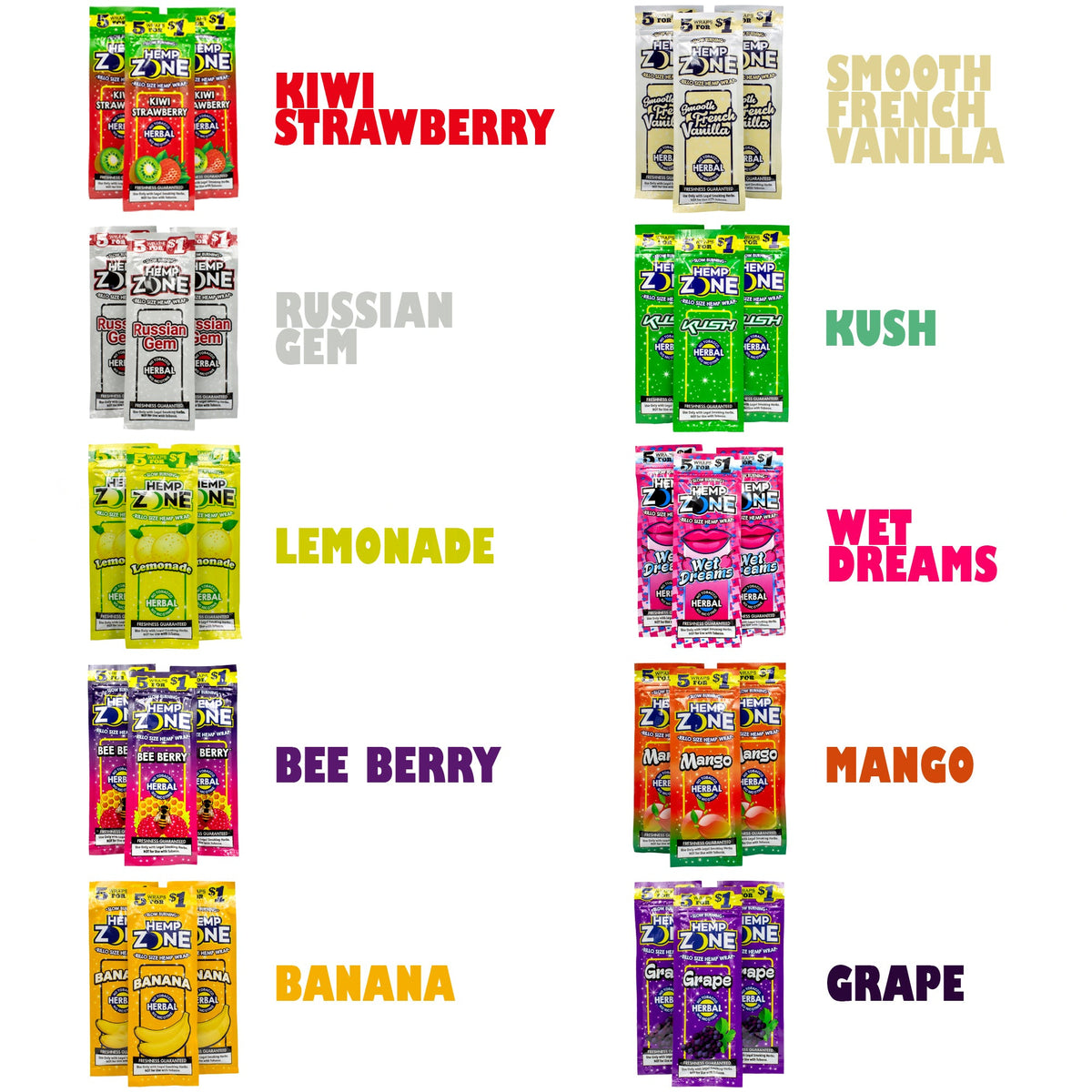 Blunts Hemp Zone x5