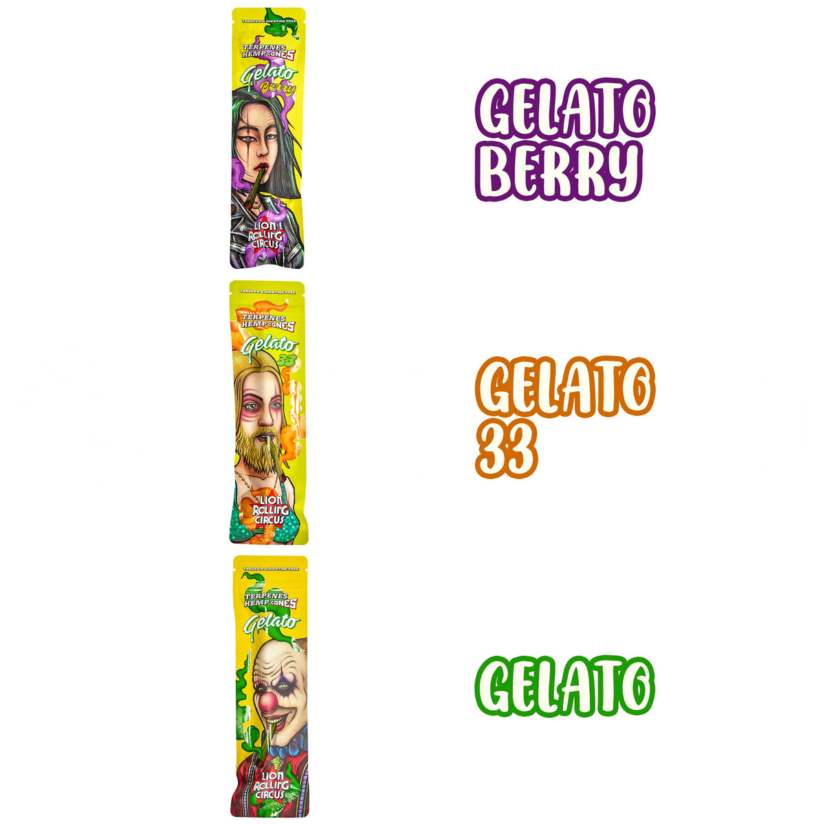 Conos Lion Rolling Circus Terpenos Gelato 33