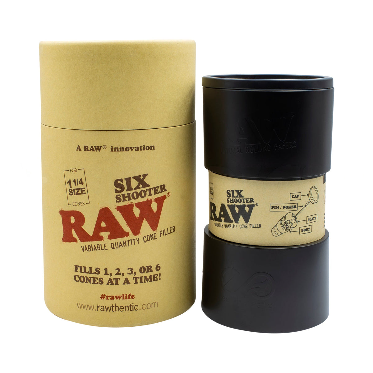 RAW Six Shooter Llenador de Conos