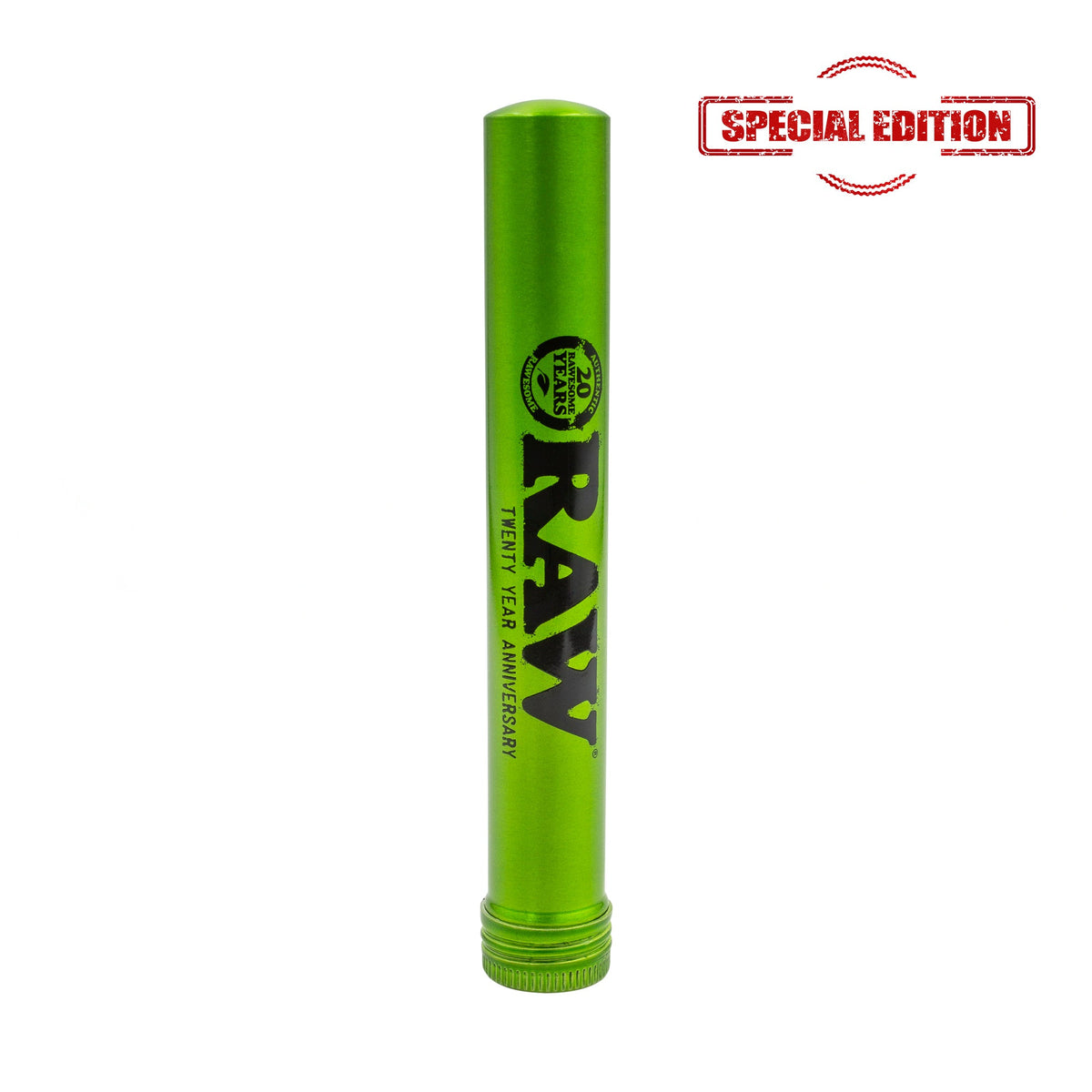 Tubo de Aluminio RAW Verde 15mm x 116mm
