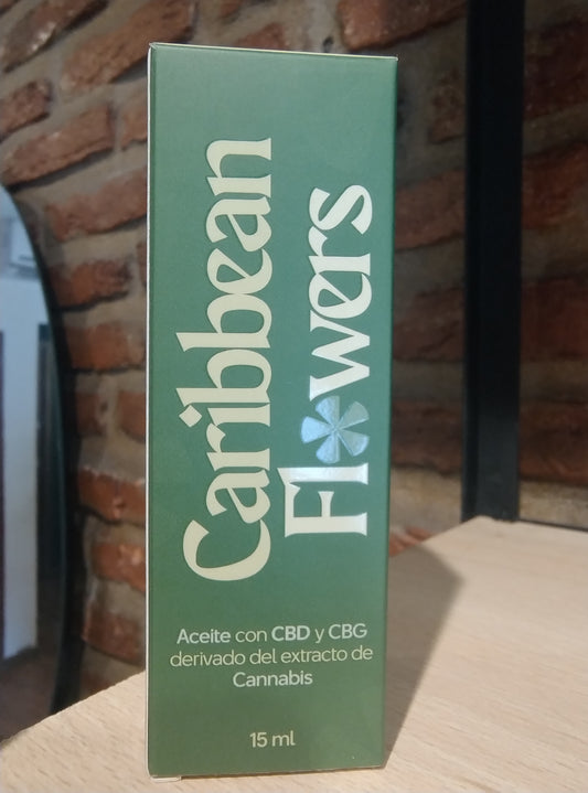 Aceite Caribbean Flowers con CBd y CBG