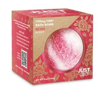 JUSTCBD Bath Bomb Rosas 150 mg